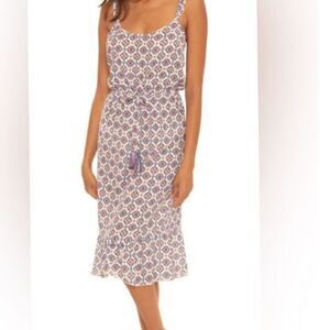 BECCA By Rebecca‎ Virtue Marrakesh Midi Dress Swim Cover Up Women's Size Medium